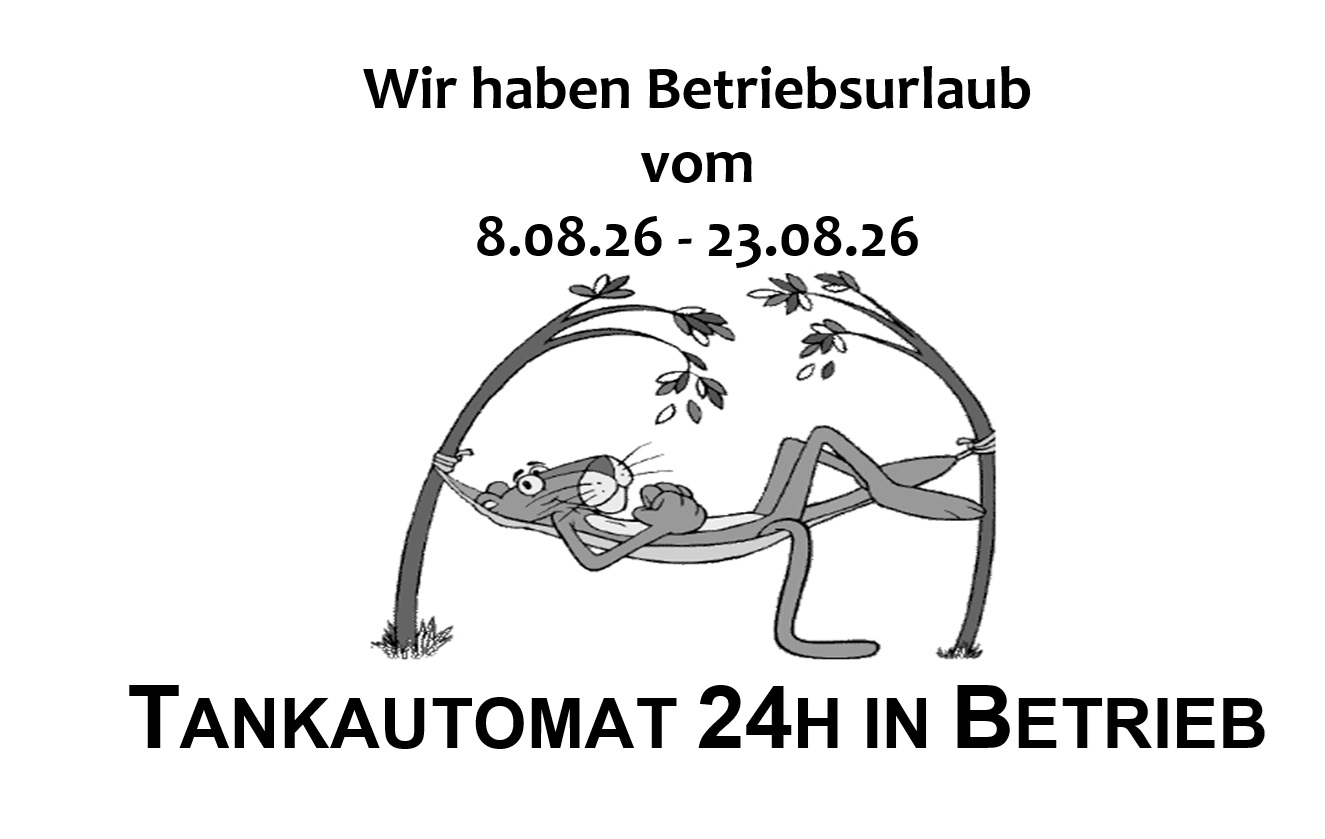 Wir machen Betriebsurlaub...